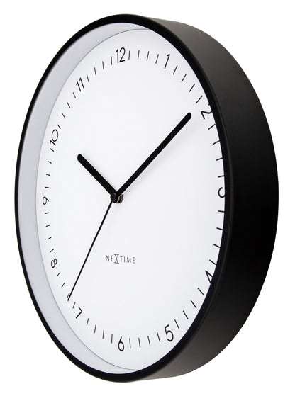 🏛️ Berlin Wandklok 30cm - Aluminium Design