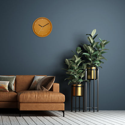 🏛️ Berlin Wandklok 30cm - Aluminium Design