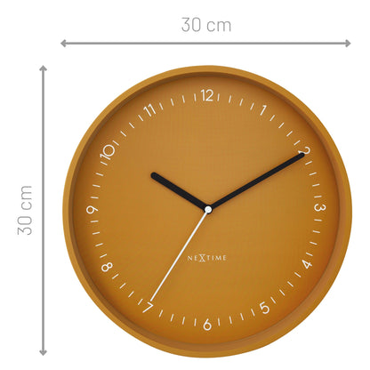 🏛️ Berlin Wandklok 30cm - Aluminium Design
