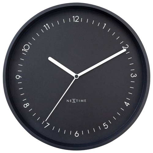 🏛️ Berlin Wandklok 30cm - Aluminium Design