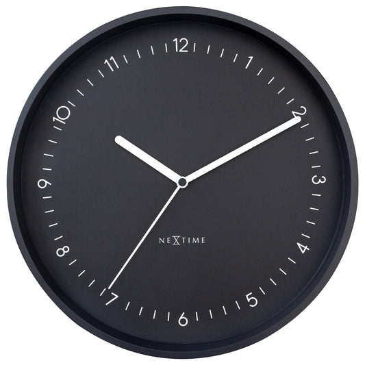 🏛️ Berlin Wandklok 30cm - Aluminium Design
