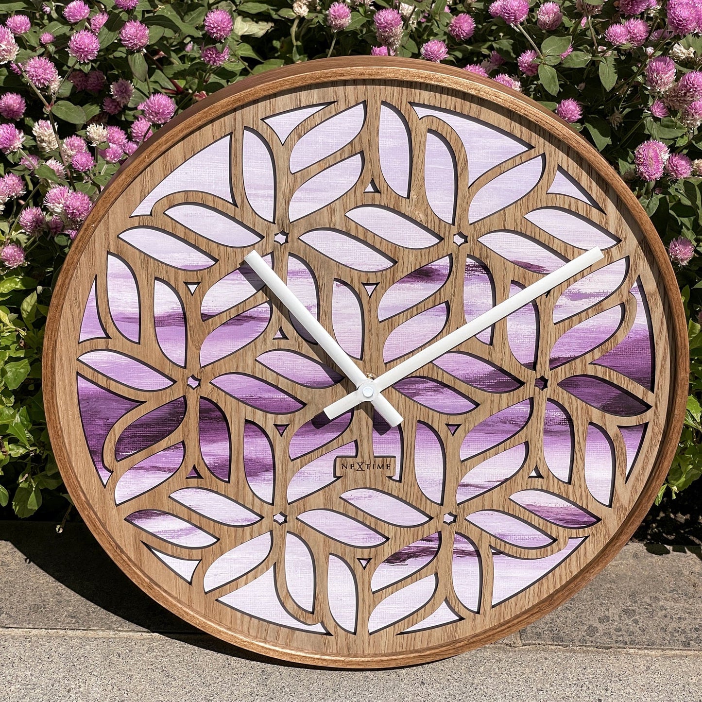 🧘 Yogi Wandklok 40cm Paars