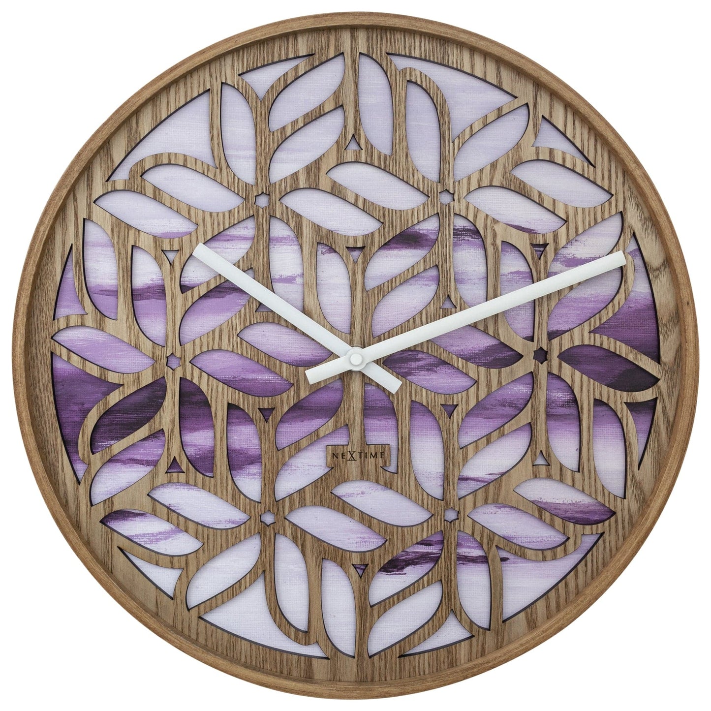 🧘 Yogi Wandklok 40cm Paars