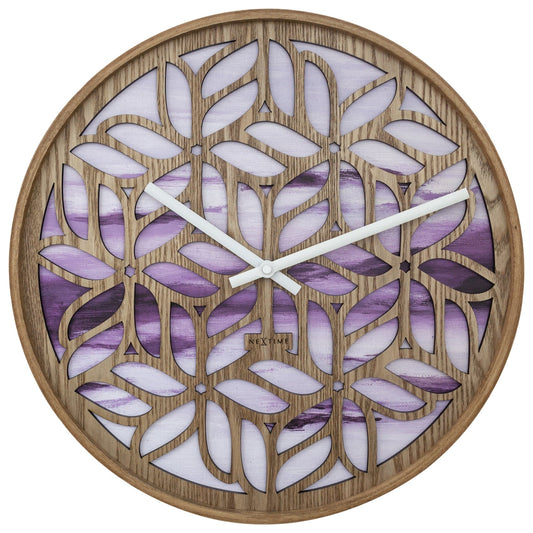 🧘 Yogi Wandklok 40cm Paars