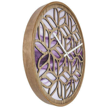 🧘 Yogi Wandklok 40cm Paars