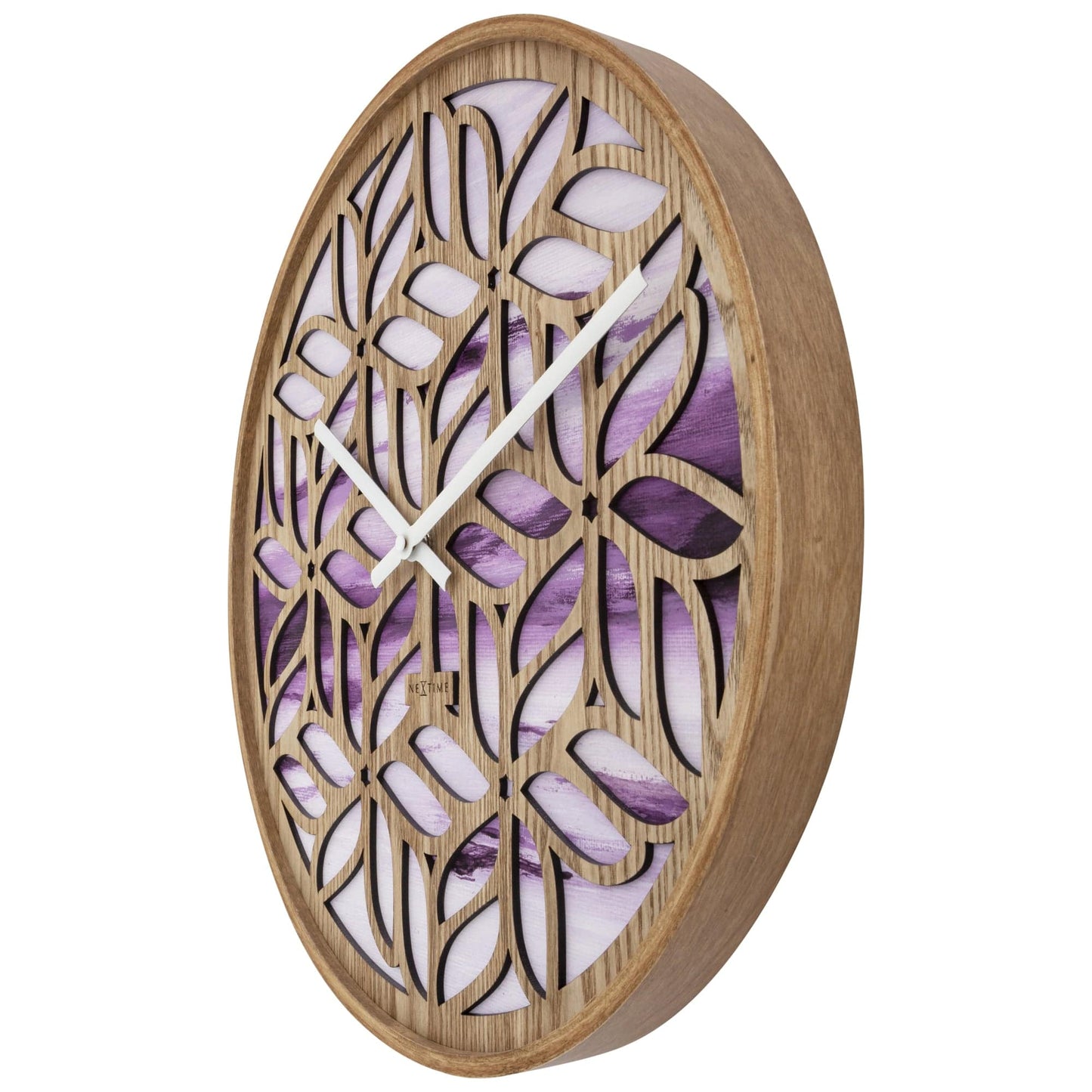 🧘 Yogi Wandklok 40cm Paars