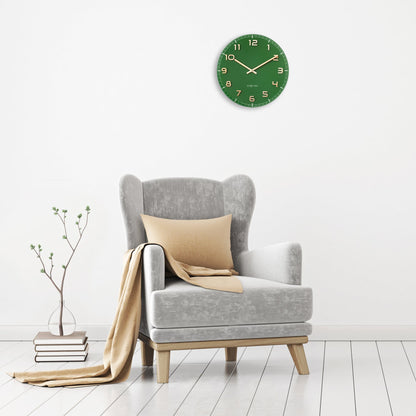 💚 Classy Medium Wandklok 40cm Groen
