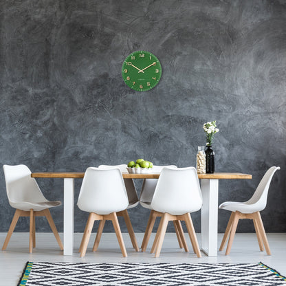 💚 Classy Medium Wandklok 40cm Groen