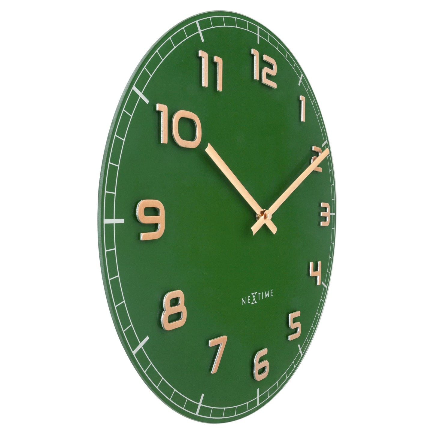 💚 Classy Medium Wandklok 40cm Groen
