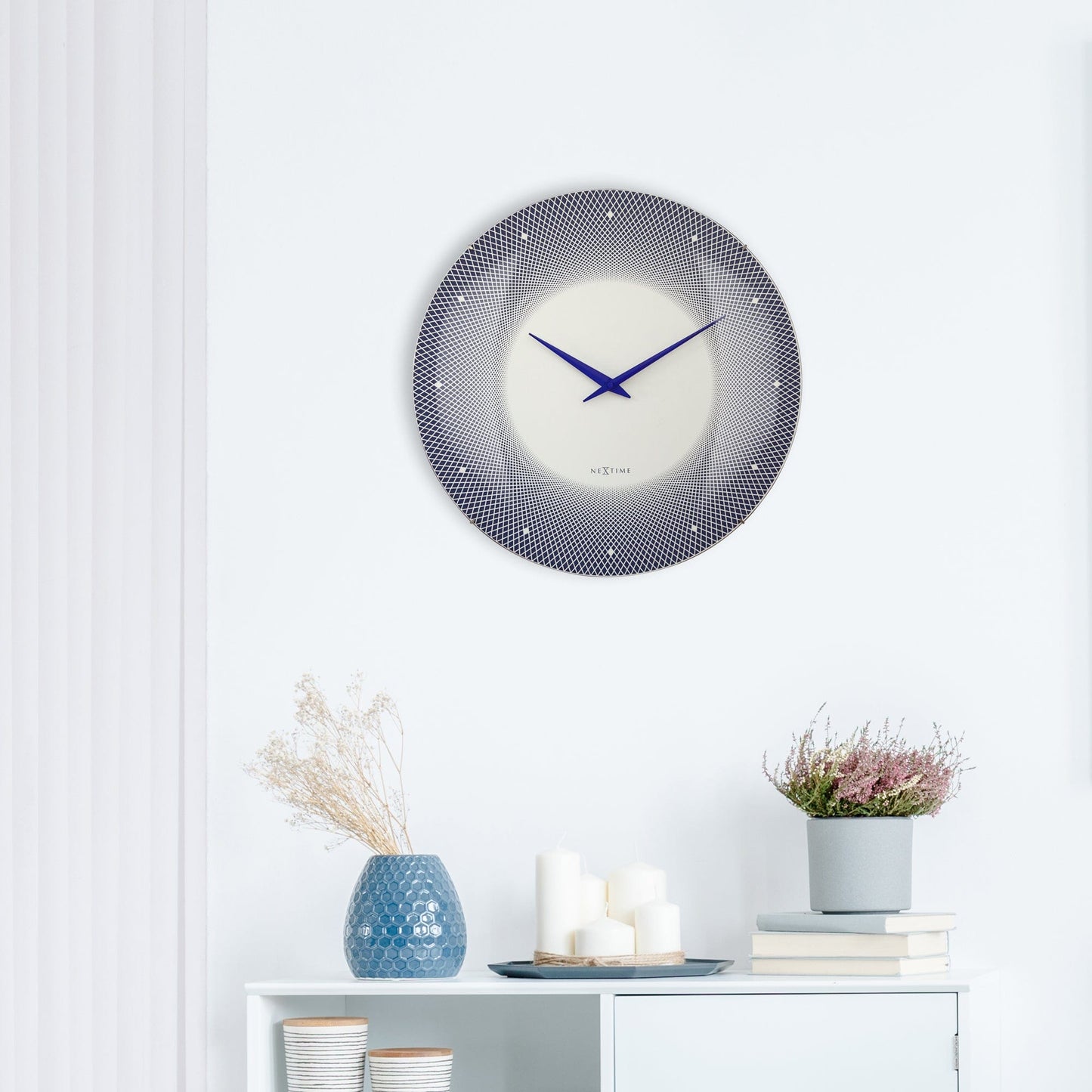 🌊 Deep 50 Large Wandklok Koepel Glas