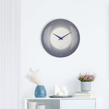 🌊 Deep 50 Large Wandklok Koepel Glas