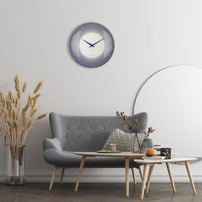 🌊 Deep 50 Large Wandklok Koepel Glas