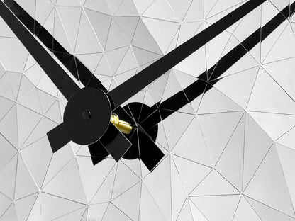 ✨ NeXtime Fragments Wandklok 80cm - RVS Design