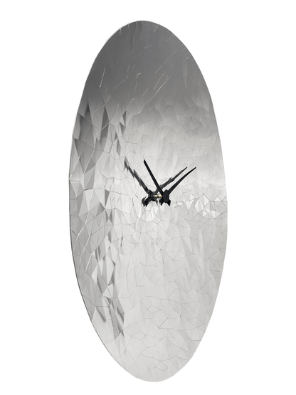 ✨ NeXtime Fragments Wandklok 80cm - RVS Design