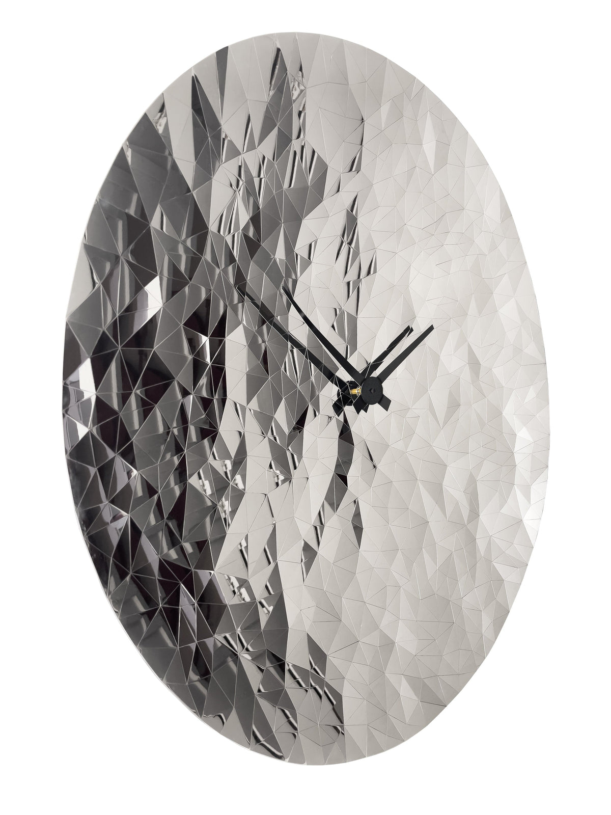 ✨ NeXtime Fragments Wandklok 80cm - RVS Design