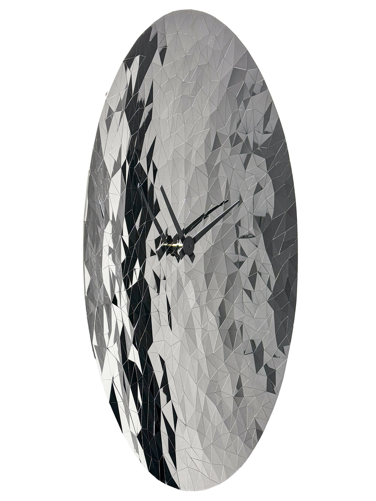 ✨ NeXtime Fragments Wandklok 80cm - RVS Design