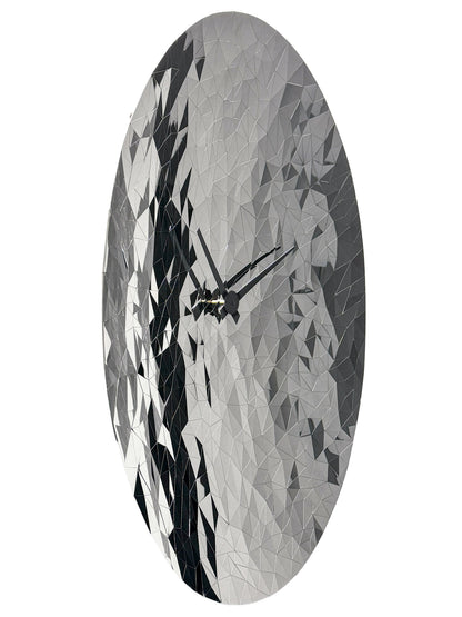 ✨ NeXtime Fragments Wandklok 80cm - RVS Design