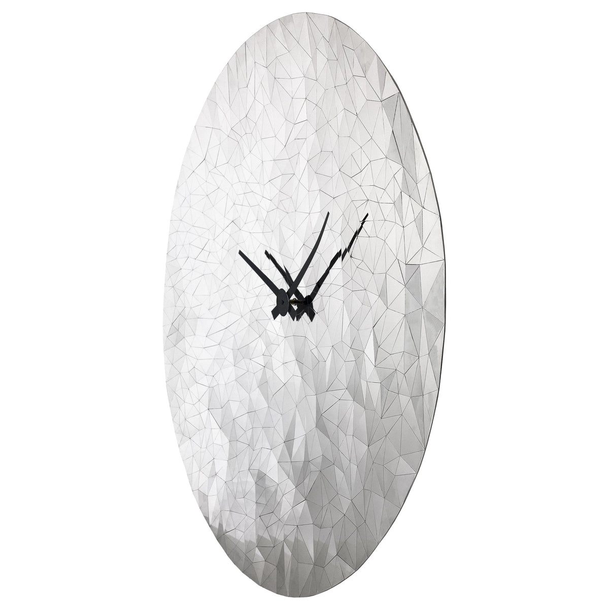 ✨ NeXtime Fragments Wandklok 80cm - RVS Design