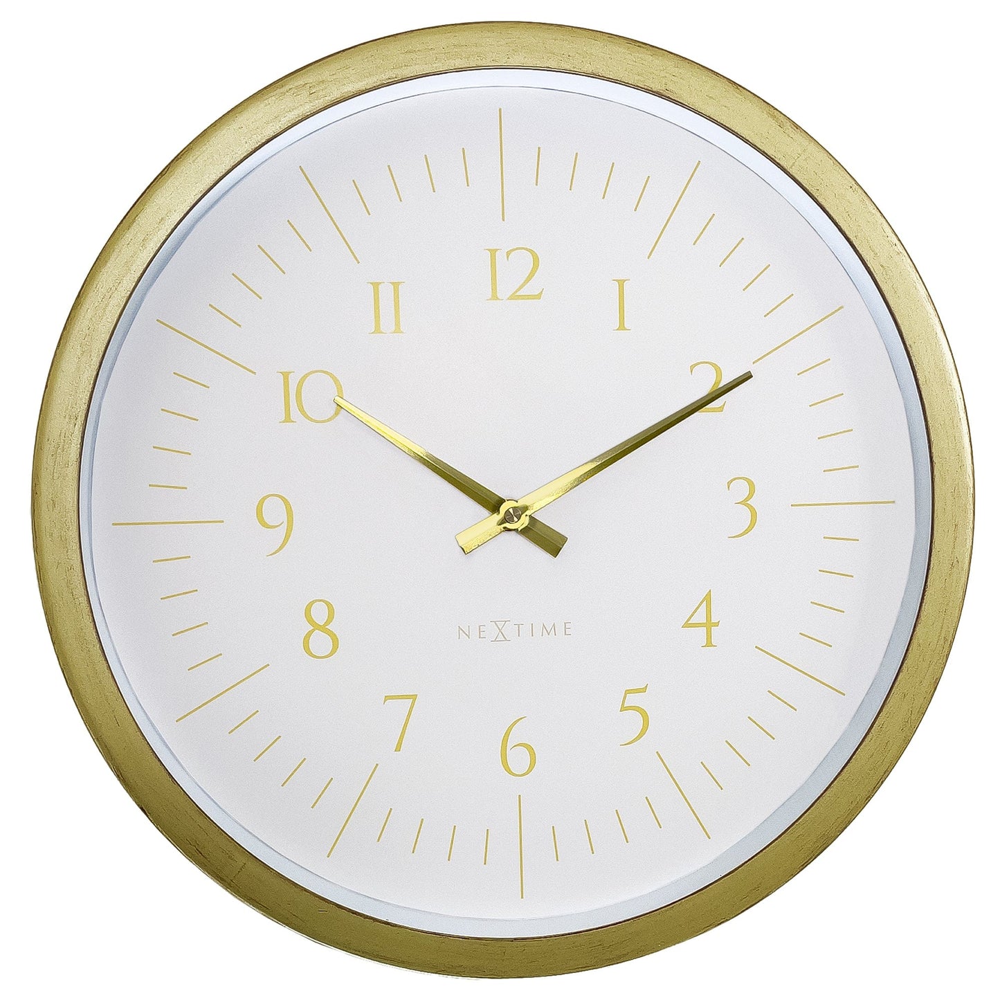 🌌 NeXtime Galaxy Wandklok 40cm - Zwart/Wit Ruimte Design