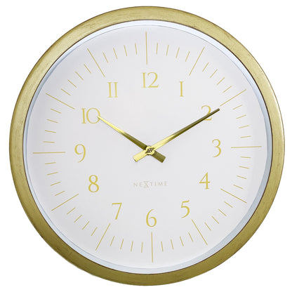🌌 NeXtime Galaxy Wandklok 40cm - Zwart/Wit Ruimte Design