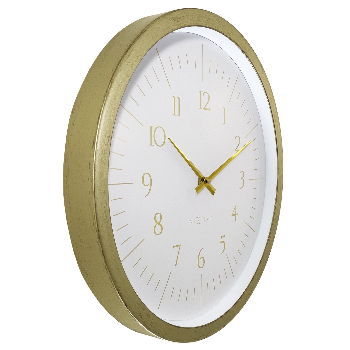 🌌 NeXtime Galaxy Wandklok 40cm - Zwart/Wit Ruimte Design