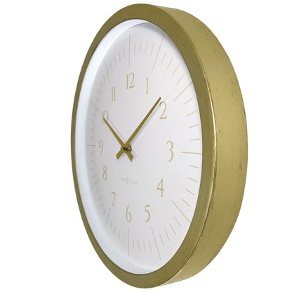 🌌 NeXtime Galaxy Wandklok 40cm - Zwart/Wit Ruimte Design