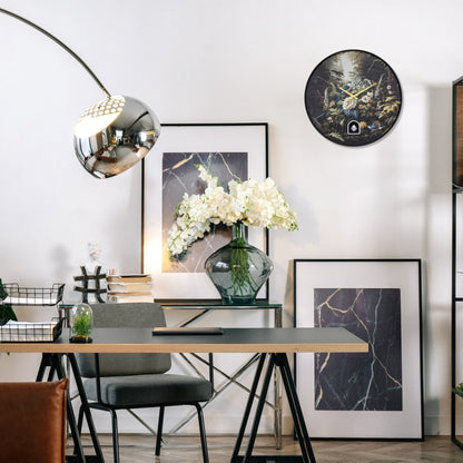 ⏰ Vanity Cuckoo Wandklok 30cm Zwart