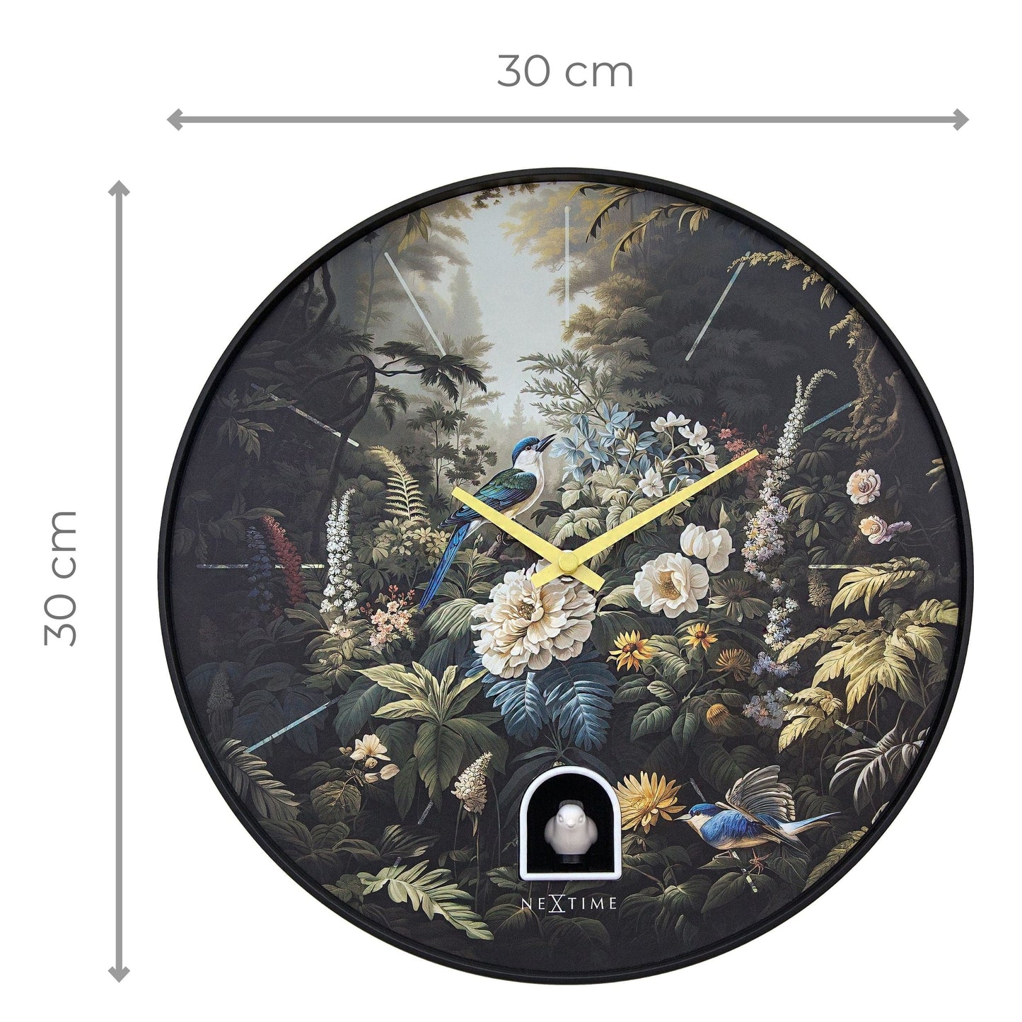⏰ Vanity Cuckoo Wandklok 30cm Zwart