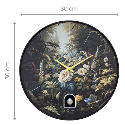 ⏰ Vanity Cuckoo Wandklok 30cm Zwart