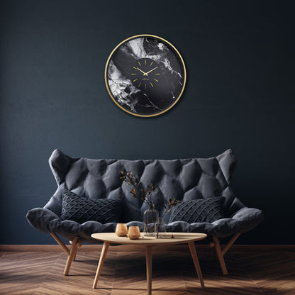 💎 NeXtime Marble Duo Wandklok 48cm