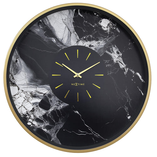 💎 NeXtime Marble Duo Wandklok 48cm