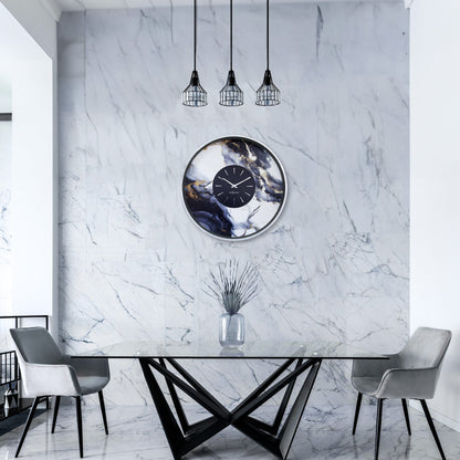 💎 NeXtime Marble Duo Wandklok 48cm