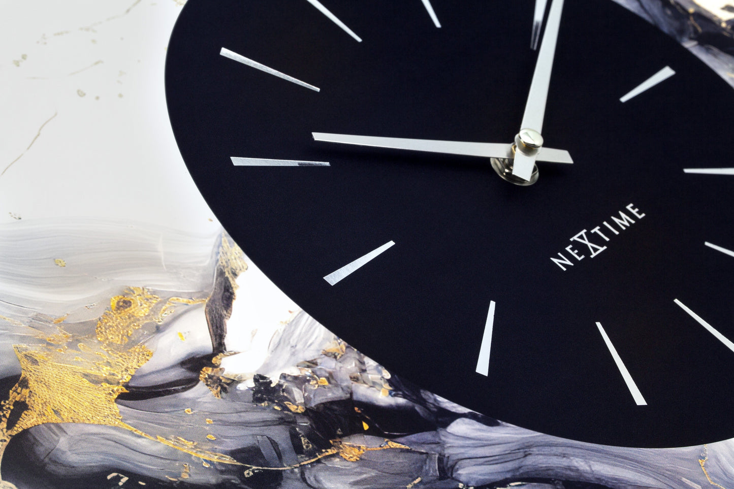 💎 NeXtime Marble Duo Wandklok 48cm