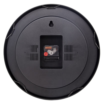 🚂 NeXtime Station All Black Wandklok 35cm
