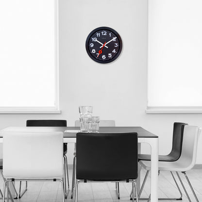 🚂 NeXtime Station All Black Wandklok 35cm