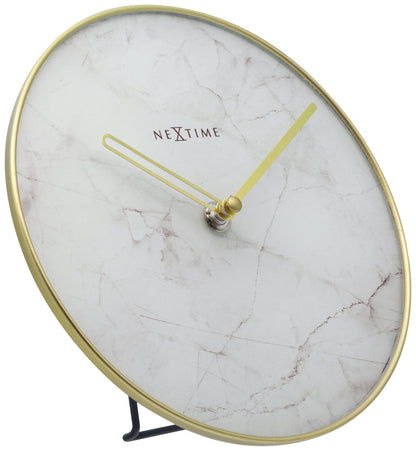 💎 Marble Tafel/Wandklok 20cm Marmer