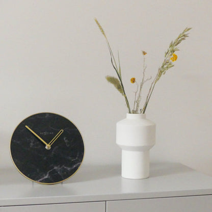 💎 Marble Tafel/Wandklok 20cm Luxe