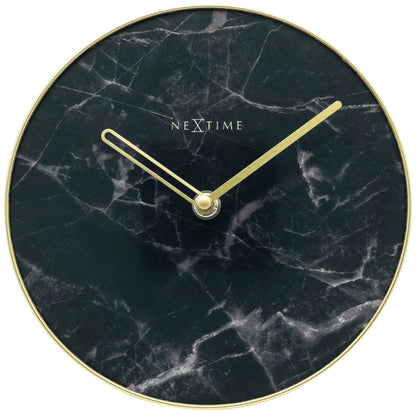 💎 Marble Tafel/Wandklok 20cm Luxe