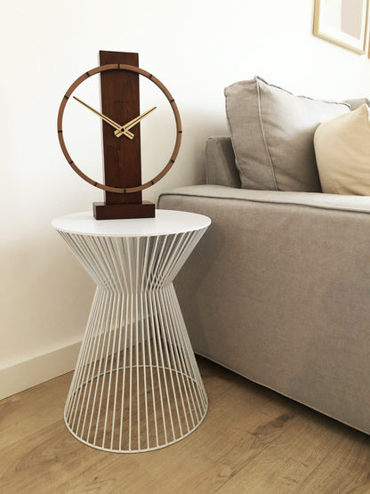 🌳 Carl Small Tafel/Wandklok 34x27cm Hout