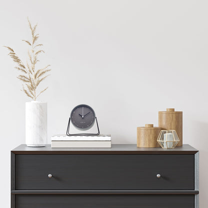 ⏰ Berlin Table Wekker 14x13x7cm - Metaal Design