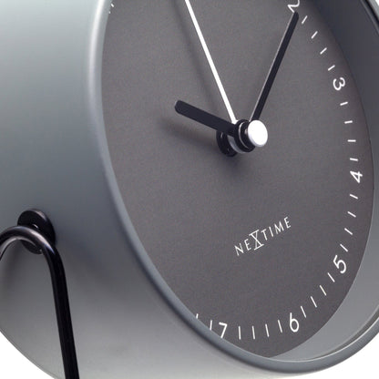 ⏰ Berlin Table Wekker 14x13x7cm - Metaal Design