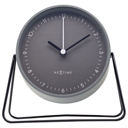 ⏰ Berlin Table Wekker 14x13x7cm - Metaal Design