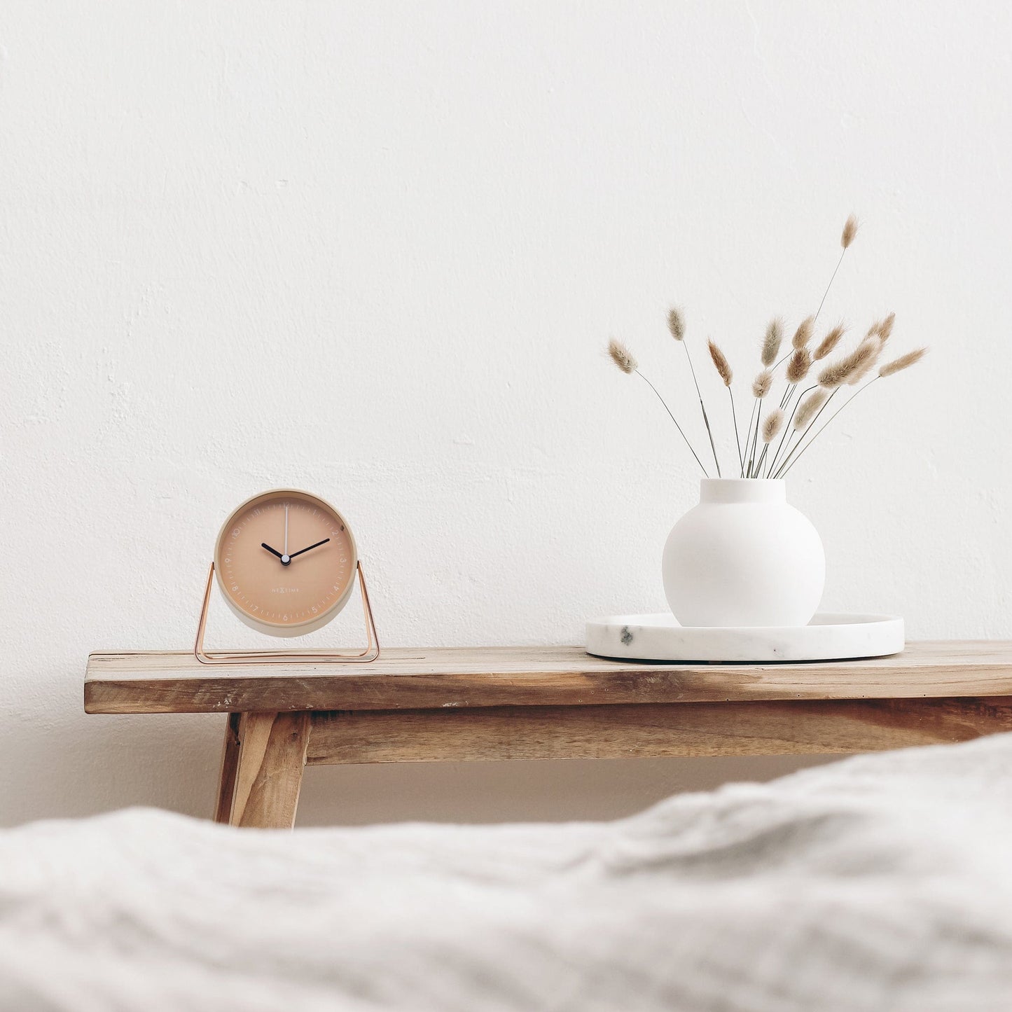 ⏰ Berlin Table Wekker 14x13x7cm - Metaal Design
