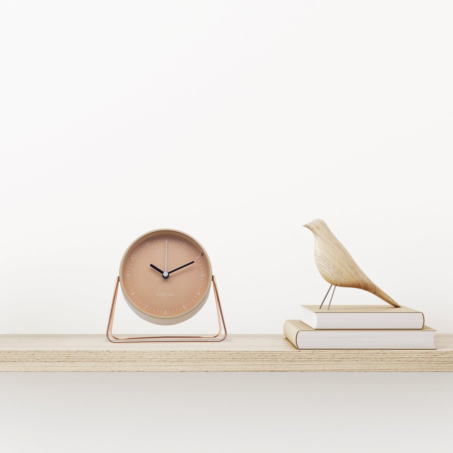 ⏰ Berlin Table Wekker 14x13x7cm - Metaal Design