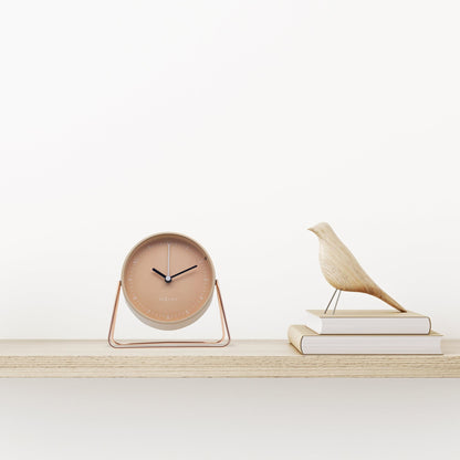 ⏰ Berlin Table Wekker 14x13x7cm - Metaal Design