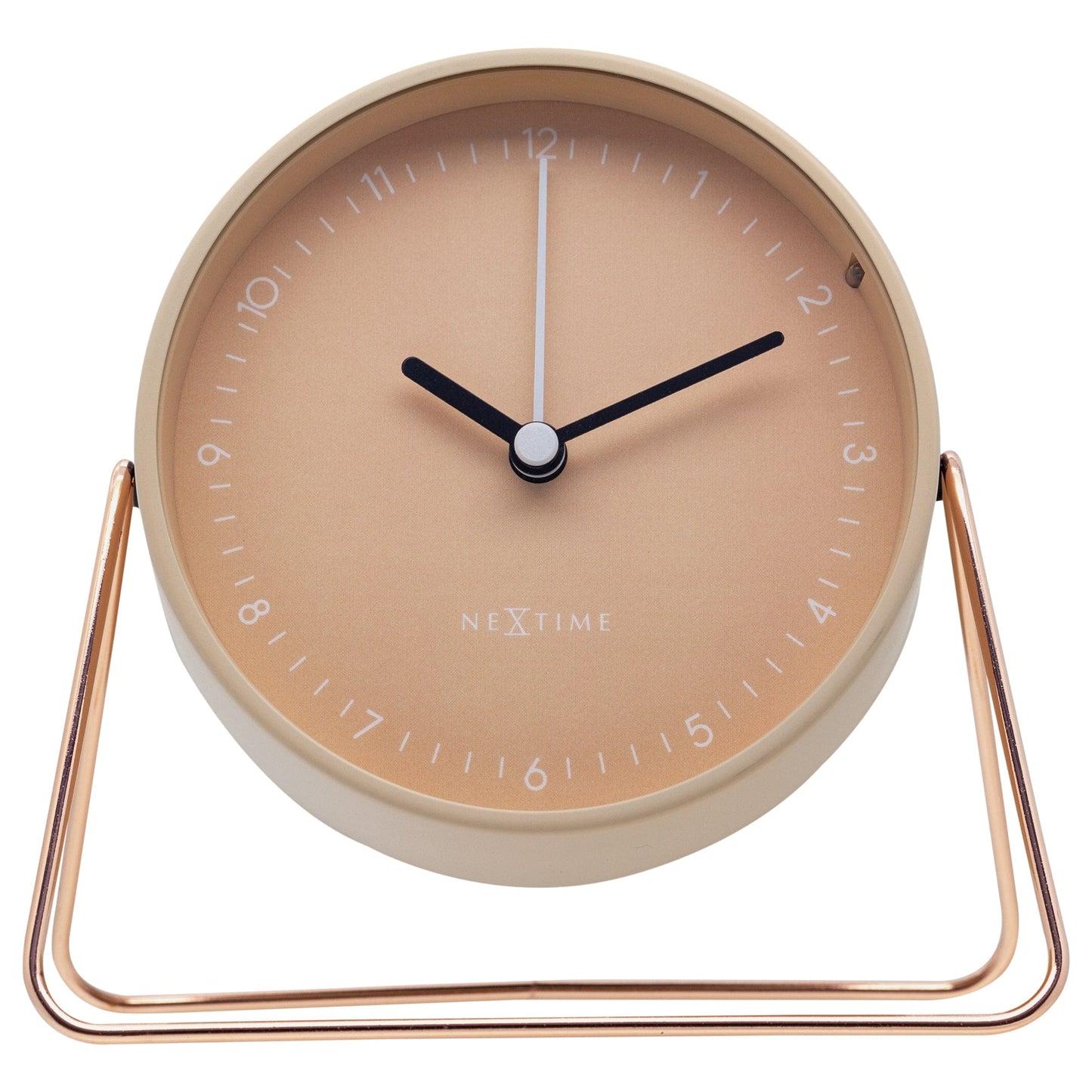 ⏰ Berlin Table Wekker 14x13x7cm - Metaal Design