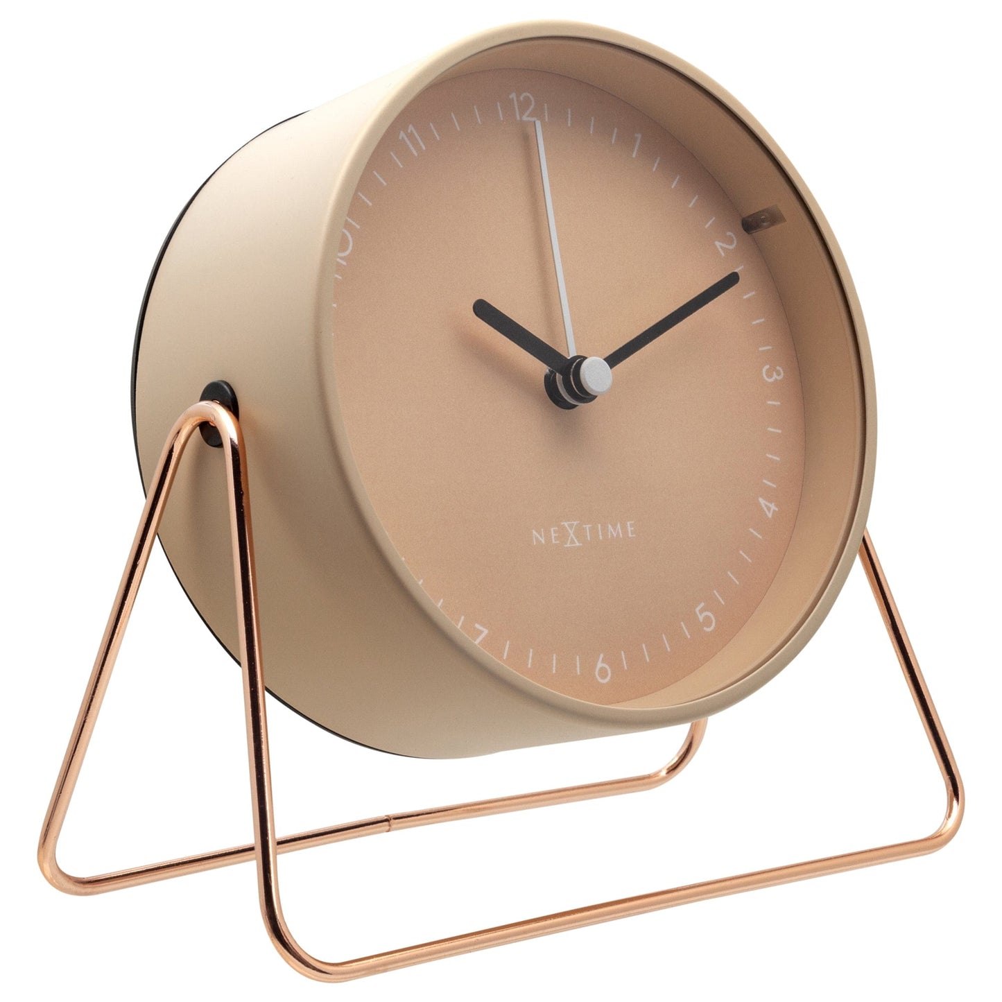 ⏰ Berlin Table Wekker 14x13x7cm - Metaal Design