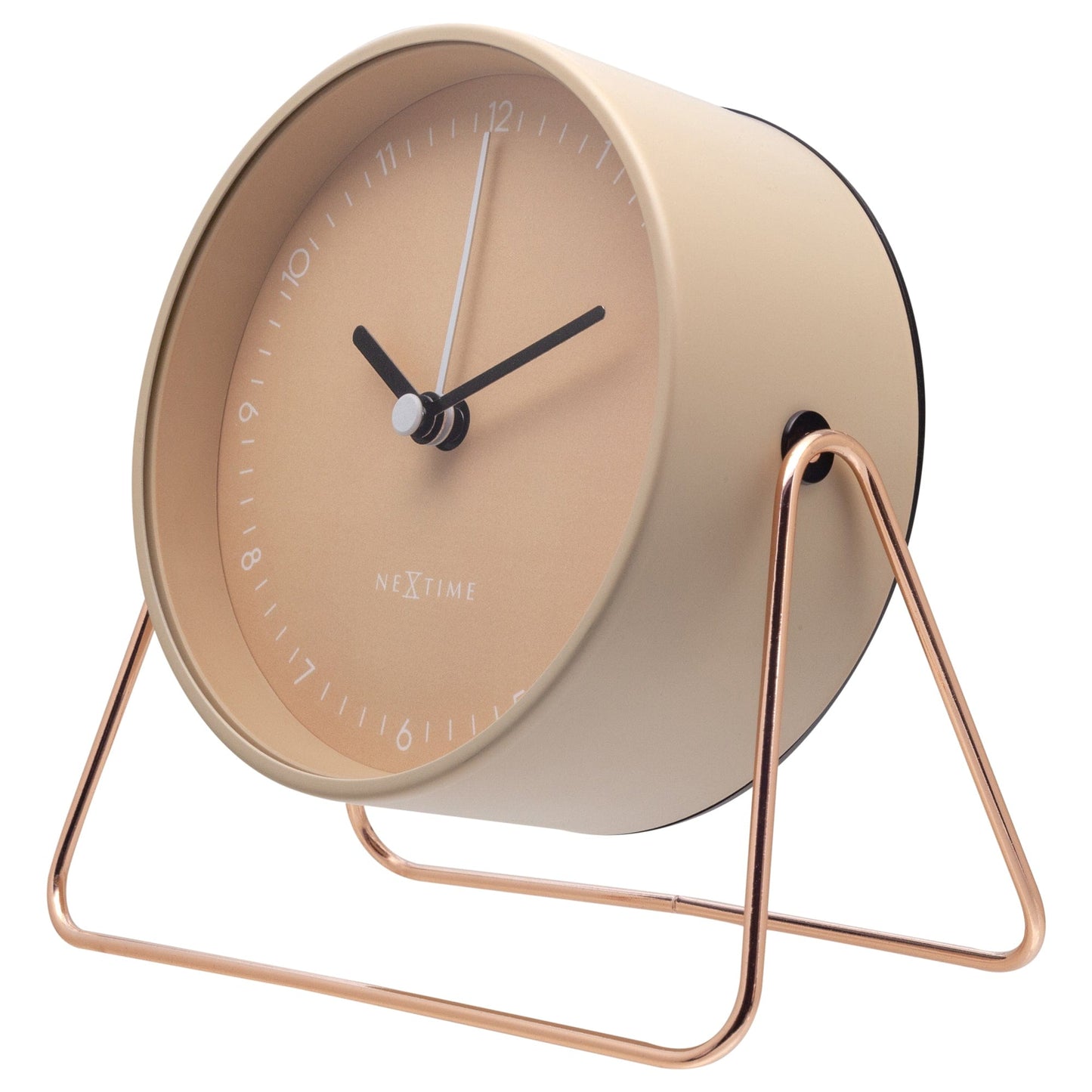 ⏰ Berlin Table Wekker 14x13x7cm - Metaal Design