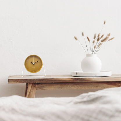 ⏰ Berlin Table Wekker 14x13x7cm - Metaal Design