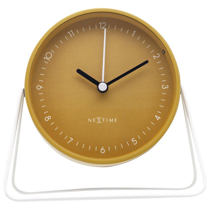 ⏰ Berlin Table Wekker 14x13x7cm - Metaal Design